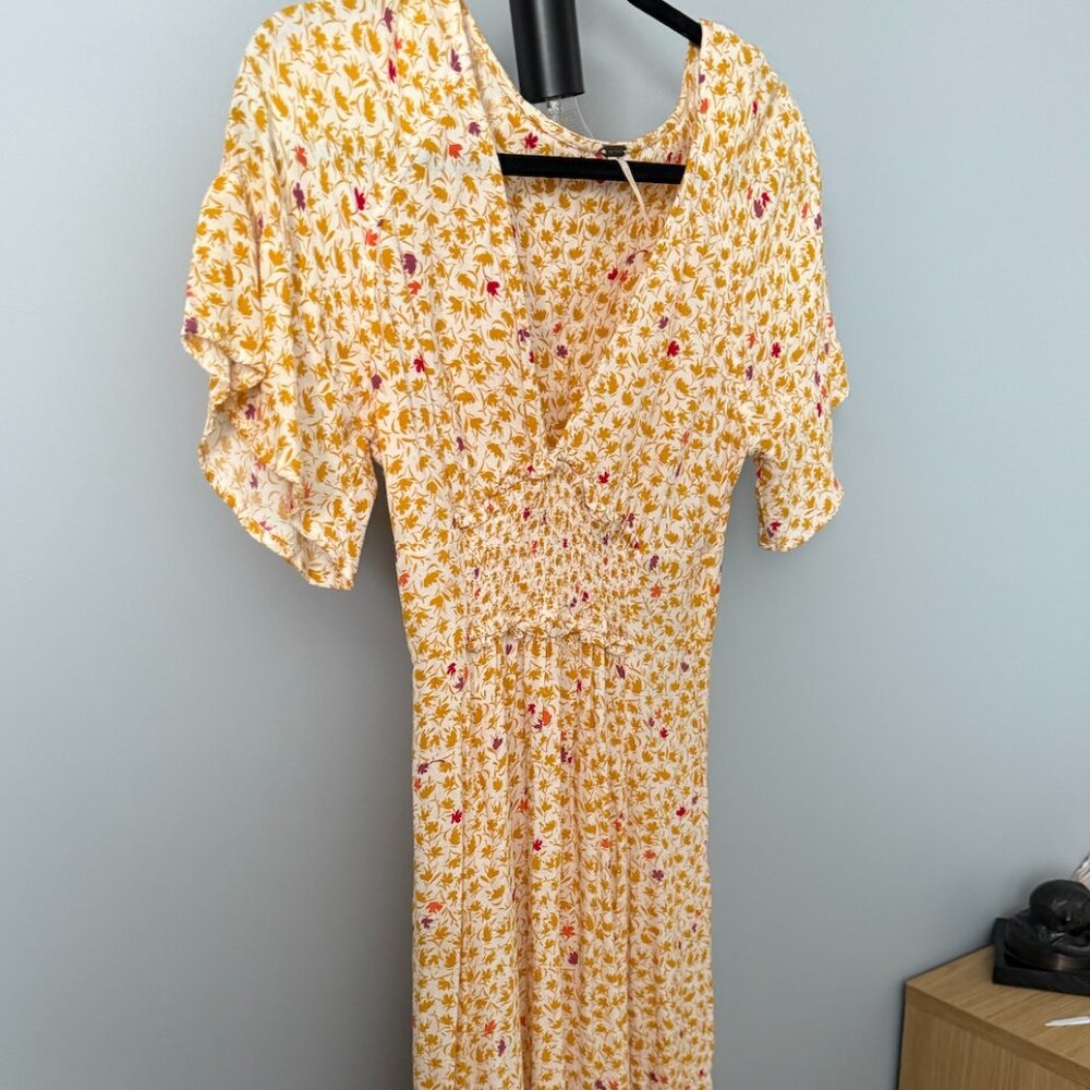 Floral Free People Midi Dress